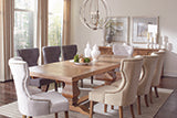 Coaster Baney Tufted Upholstered Dining Chair Beige Model 104507