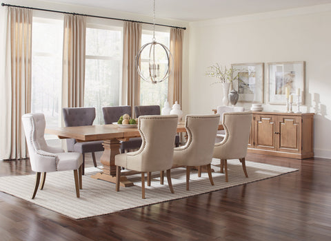 Coaster Baney Tufted Upholstered Dining Chair Beige Model 104507