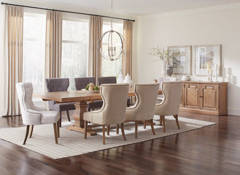 Coaster Baney Tufted Upholstered Dining Chair Beige Model 104507