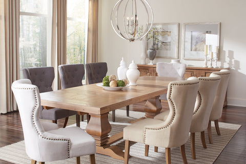 Coaster Baney Tufted Upholstered Dining Chair Beige Model 104507