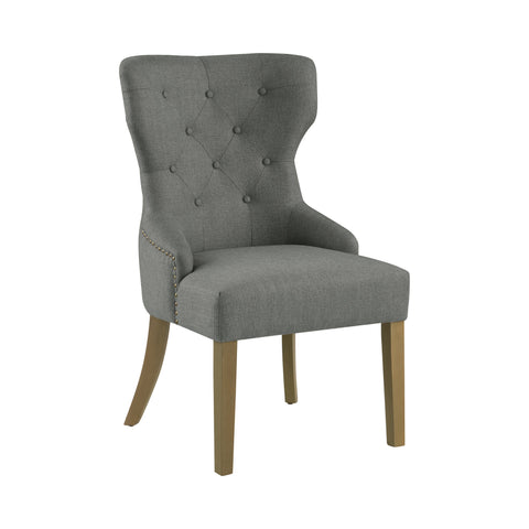 Coaster Baney Tufted Upholstered Dining Chair Grey Model 104537