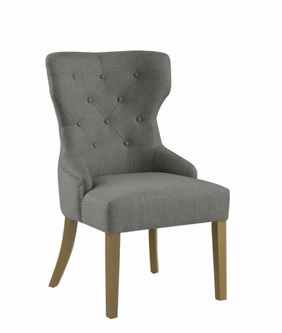 Coaster Baney Tufted Upholstered Dining Chair Grey Model 104537