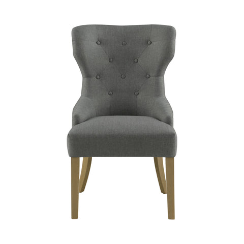 Coaster Baney Tufted Upholstered Dining Chair Grey Model 104537