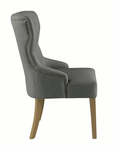 Coaster Baney Tufted Upholstered Dining Chair Grey Model 104537