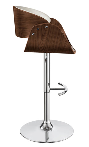 Coaster Dana Adjustable Bar Stool Ecru and Chrome Model 104966
