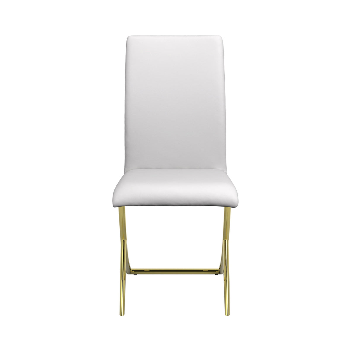 Coaster Carmelia Upholstered Side Chairs White (Set of 4) Model 105171