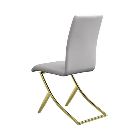 Coaster Carmelia Upholstered Side Chairs White (Set of 4) Model 105171