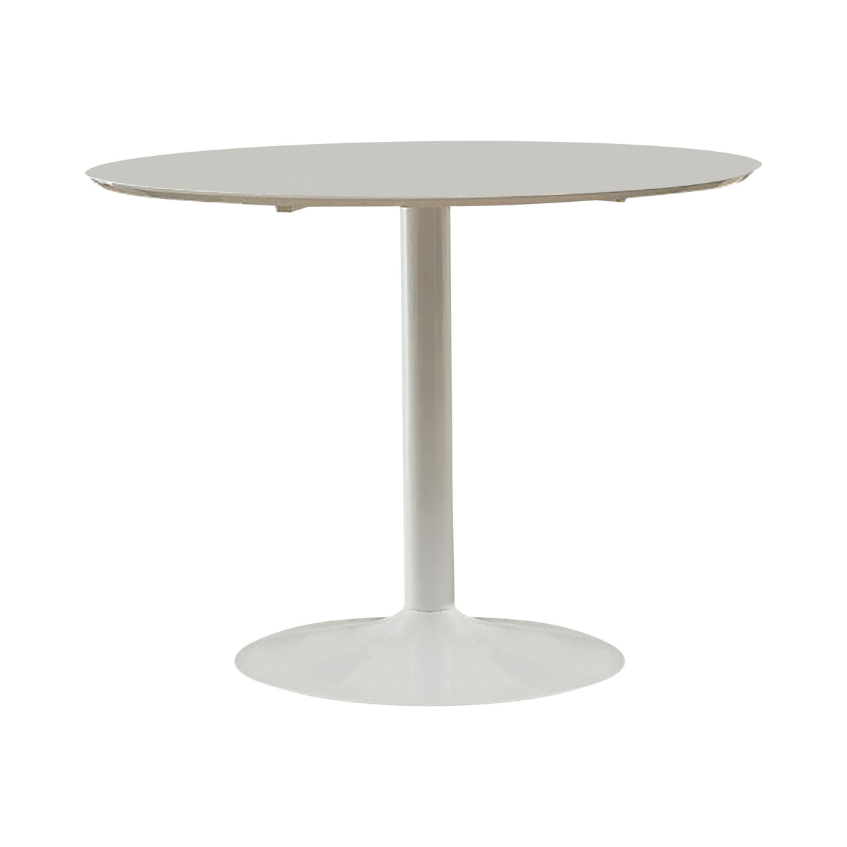 Coaster Lowry Round Dining Table White Model 105261