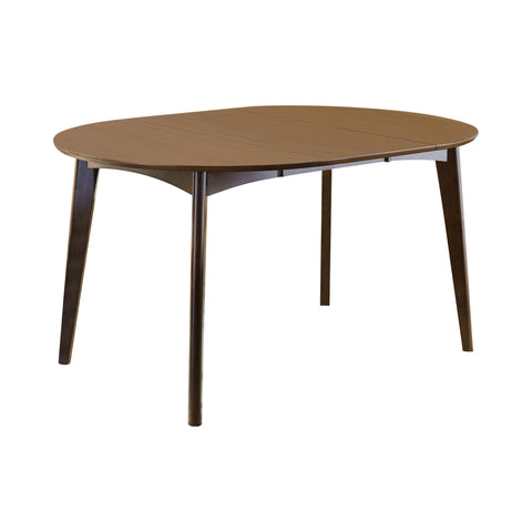 Coaster Malone Oval Dining Table Dark Walnut Model 105361