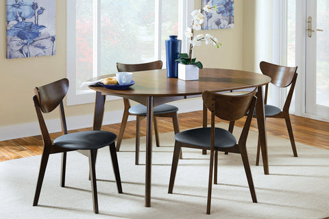 Coaster Malone Oval Dining Table Dark Walnut Model 105361