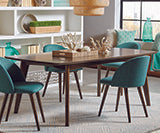 Coaster Malone Oval Dining Table Dark Walnut Model 105361