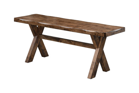 Coaster Alston X-shaped Dining Table Knotty Nutmeg Model 106381