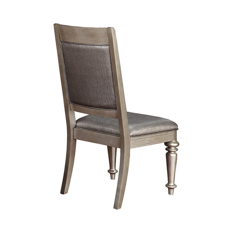 Coaster Danette Rectangular Dining Table with Leaf Metallic Platinum Model 106471