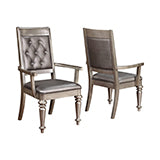 Coaster Danette Open Back Side Chairs Metallic (Set of 2) Model 106472
