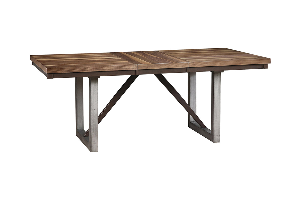Coaster Spring Creek Dining Table with Extension Leaf Natural Walnut Model 106581