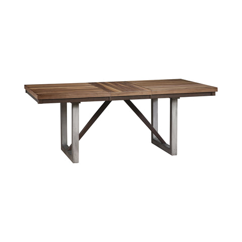 Coaster Spring Creek Dining Table with Extension Leaf Natural Walnut Model 106581