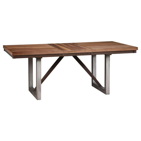 Coaster Spring Creek Dining Table with Extension Leaf Natural Walnut Model 106581