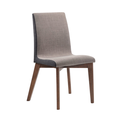 Coaster Redbridge Upholstered Side Chairs Grey and Natural Walnut (Set of 2) Model 106592