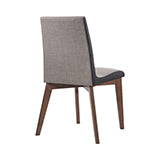 Coaster Redbridge Upholstered Side Chairs Grey and Natural Walnut (Set of 2) Model 106592