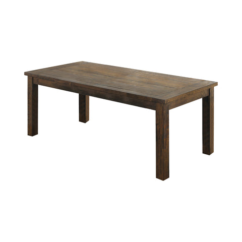 Coaster Coleman Rectangular Dining Table Rustic Golden Brown Model 107041