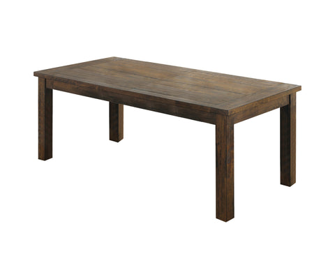 Coaster Coleman Rectangular Dining Table Rustic Golden Brown Model 107041