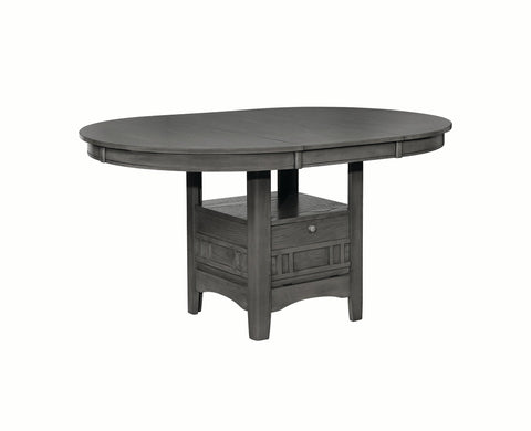Coaster Lavon Dining Table with Storage Medium Grey Model 108211