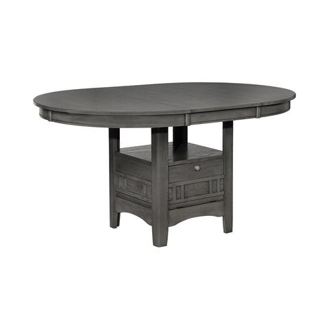 Coaster Lavon Dining Table with Storage Medium Grey Model 108211