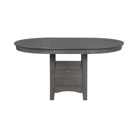 Coaster Lavon Dining Table with Storage Medium Grey Model 108211