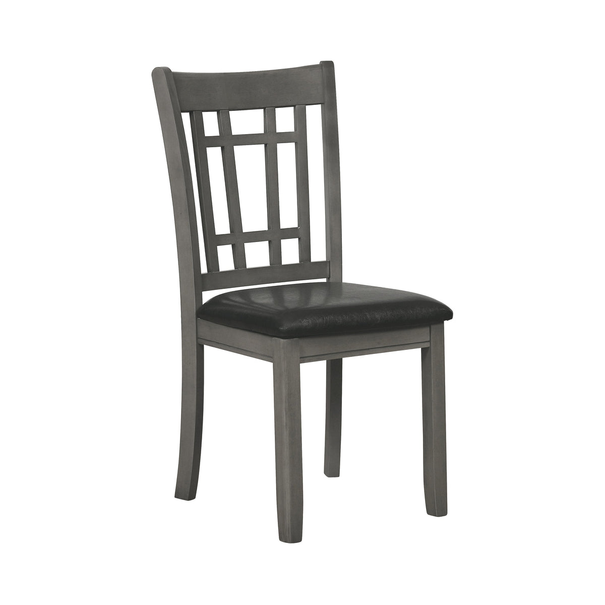 Coaster Lavon Padded Dining Side Chairs Espresso and Medium Grey (Set of 2) Model 108212