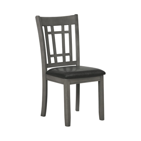 Coaster Lavon Padded Dining Side Chairs Espresso and Medium Grey (Set of 2) Model 108212