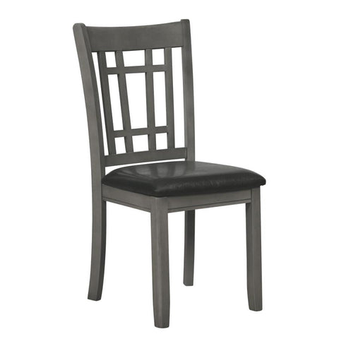 Coaster Lavon Padded Dining Side Chairs Espresso and Medium Grey (Set of 2) Model 108212