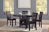 Coaster Lavon Padded Dining Side Chairs Espresso and Medium Grey (Set of 2) Model 108212