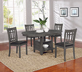 Coaster Lavon Padded Dining Side Chairs Espresso and Medium Grey (Set of 2) Model 108212
