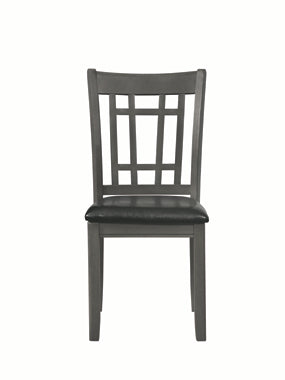 Coaster Lavon Padded Dining Side Chairs Espresso and Medium Grey (Set of 2) Model 108212