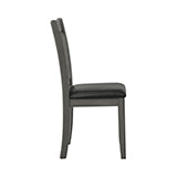 Coaster Lavon Padded Dining Side Chairs Espresso and Medium Grey (Set of 2) Model 108212