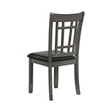 Coaster Lavon Padded Dining Side Chairs Espresso and Medium Grey (Set of 2) Model 108212
