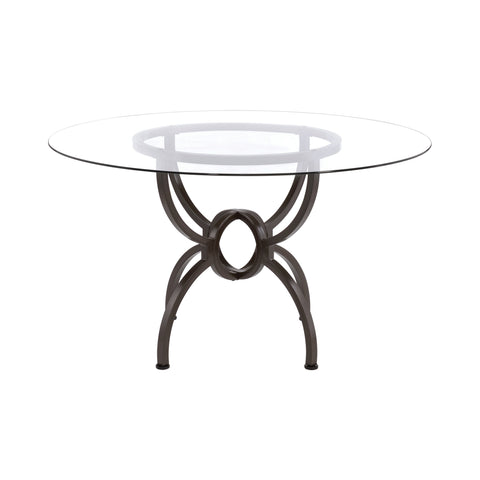 Coaster Aviano Dining Table Base Gunmetal Model 108291