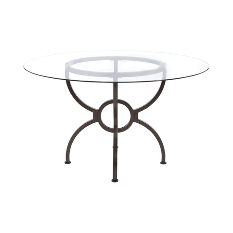 Coaster Aviano Dining Table Base Gunmetal Model 108291