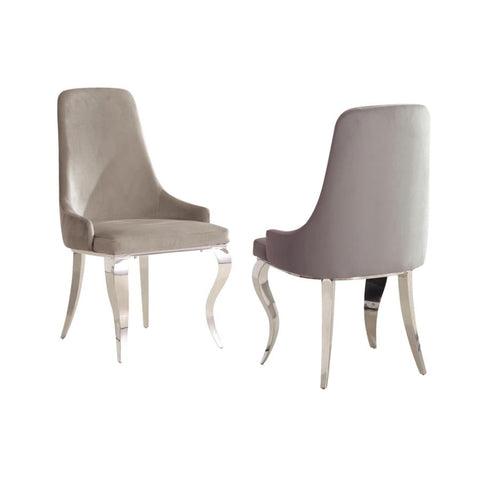 Coaster Antoine Upholstered Demi Arm Dining Chairs (Set of 2) Model 108812