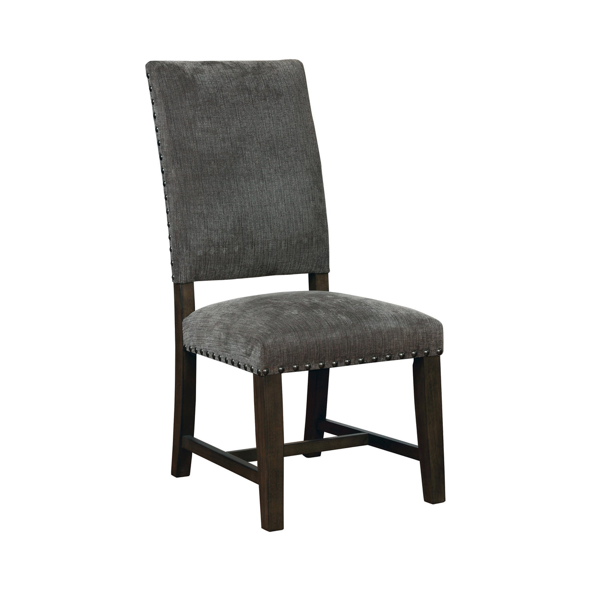 Coaster Twain Upholstered Side Chairs Warm Grey (Set of 2) Model 109142