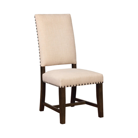 Coaster Twain Upholstered Side Chairs Beige (Set of 2) Model 109143