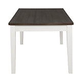 Coaster Kingman 4-drawer Dining Table Espresso and White Model 109541