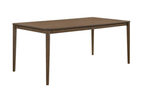 Coaster Wethersfield Dining Table with Clipped Corner Medium Walnut Model 109841