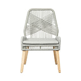 Coaster Nakia Woven Back Side Chairs Grey (Set of 2) Model 110033