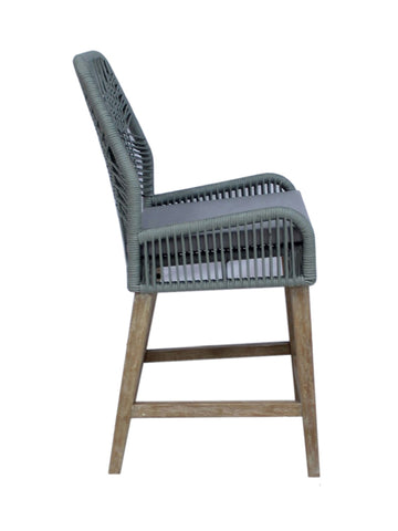 Coaster Nakia Woven Rope Back Counter Height Stools (Set of 2) Model 110035