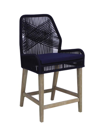 Coaster Nakia Woven Rope Back Counter Height Stools (Set of 2) Model 110036
