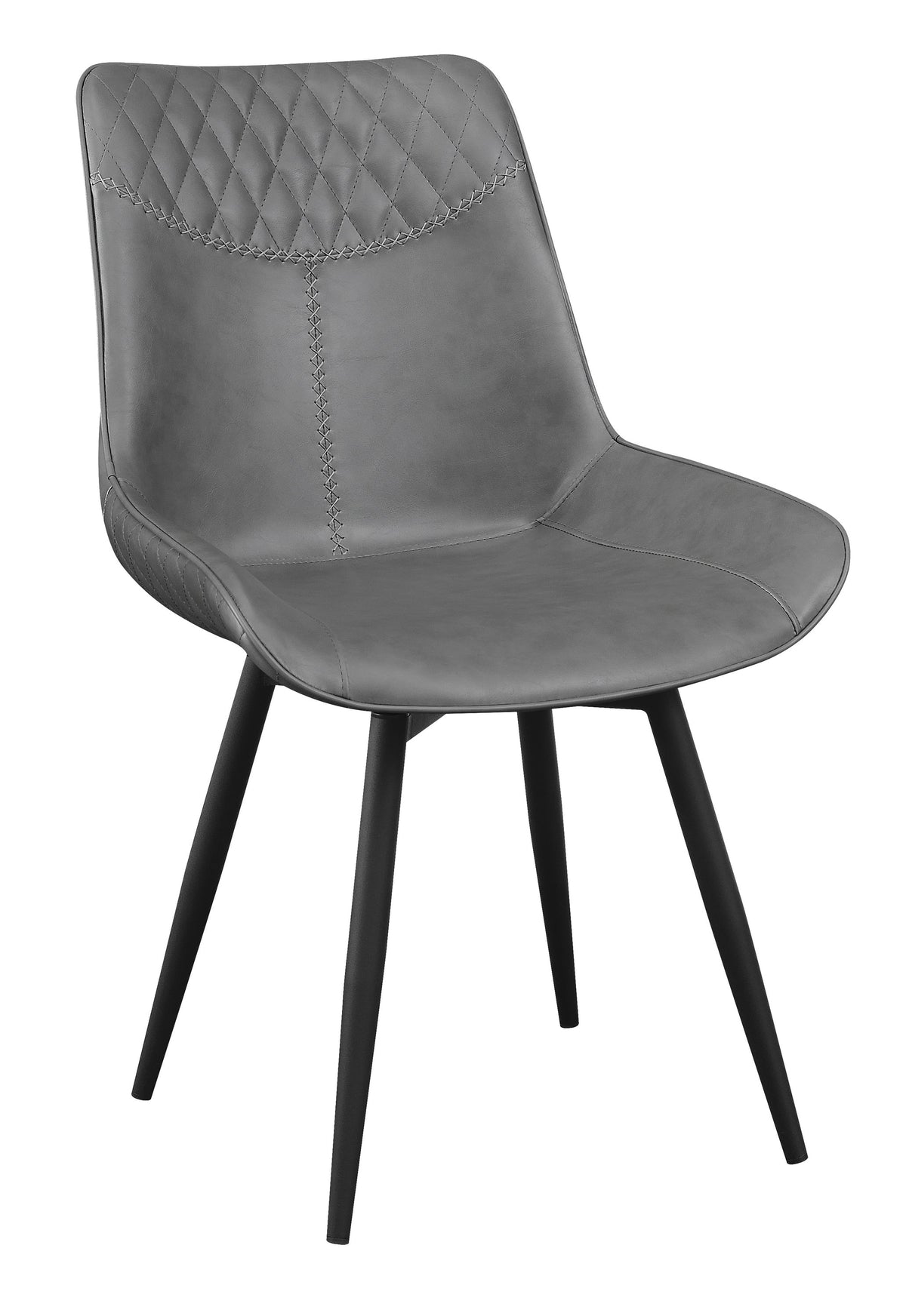 Coaster Brassie Upholstered Side Chairs Grey (Set of 2) Model 110272