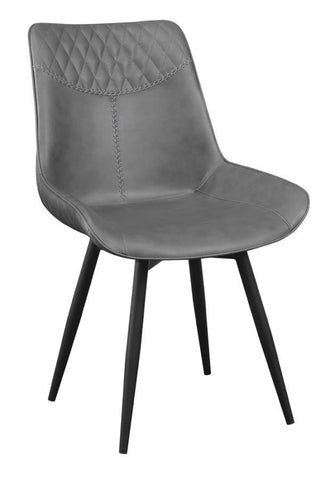 Coaster Brassie Upholstered Side Chairs Grey (Set of 2) Model 110272