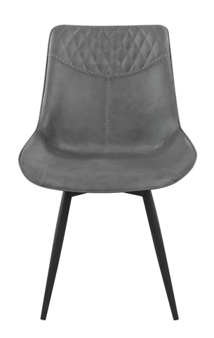 Coaster Brassie Upholstered Side Chairs Grey (Set of 2) Model 110272