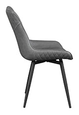 Coaster Brassie Upholstered Side Chairs Grey (Set of 2) Model 110272